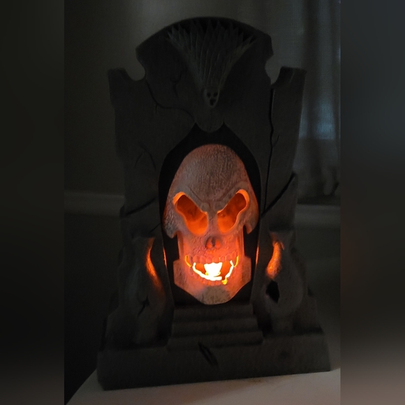 Gemmy 2007 Flickering Spirit of Fire Tombstone with Sound. motion activated - Picture 2 of 4